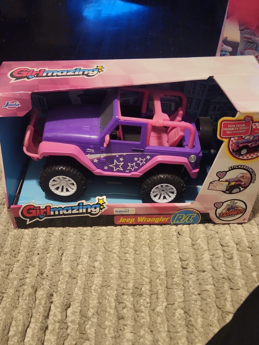 Jeep Wrangler R/C Toy - Purple & Pink